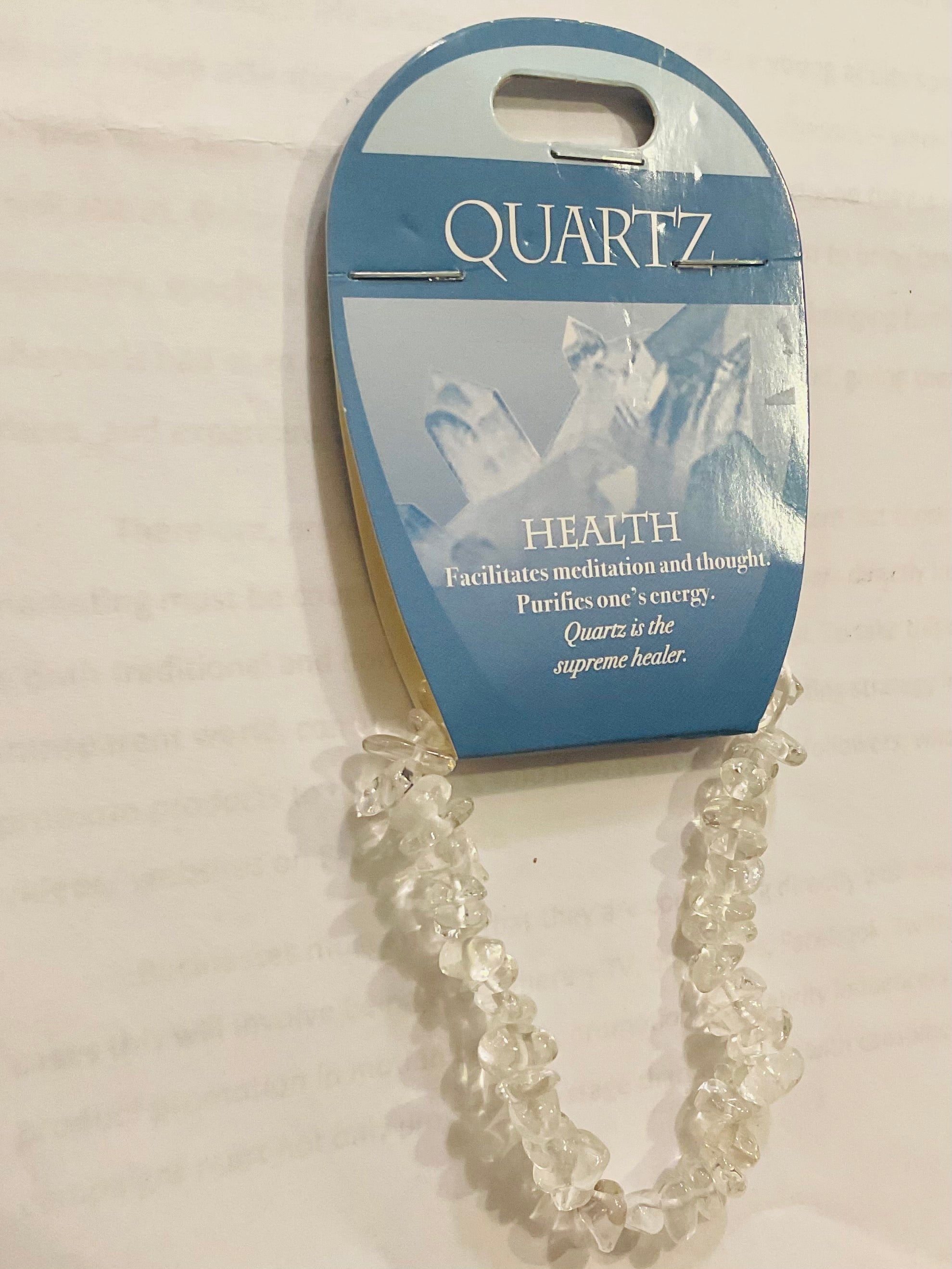 Quartz bracelet