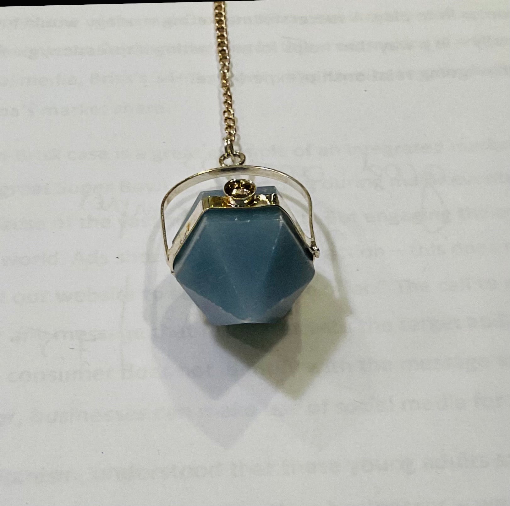 Angelite pendulum