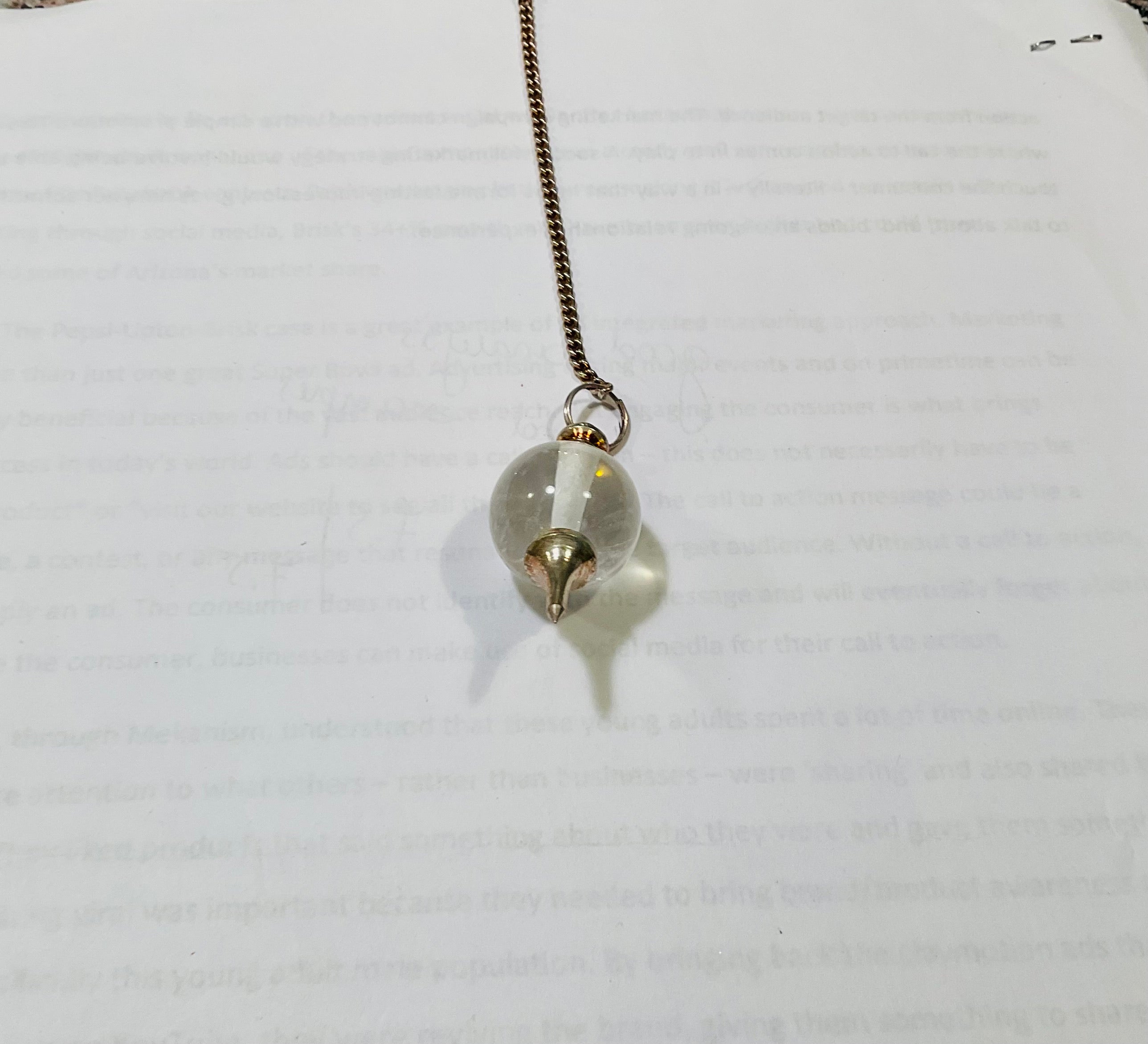 Quartz pendulum