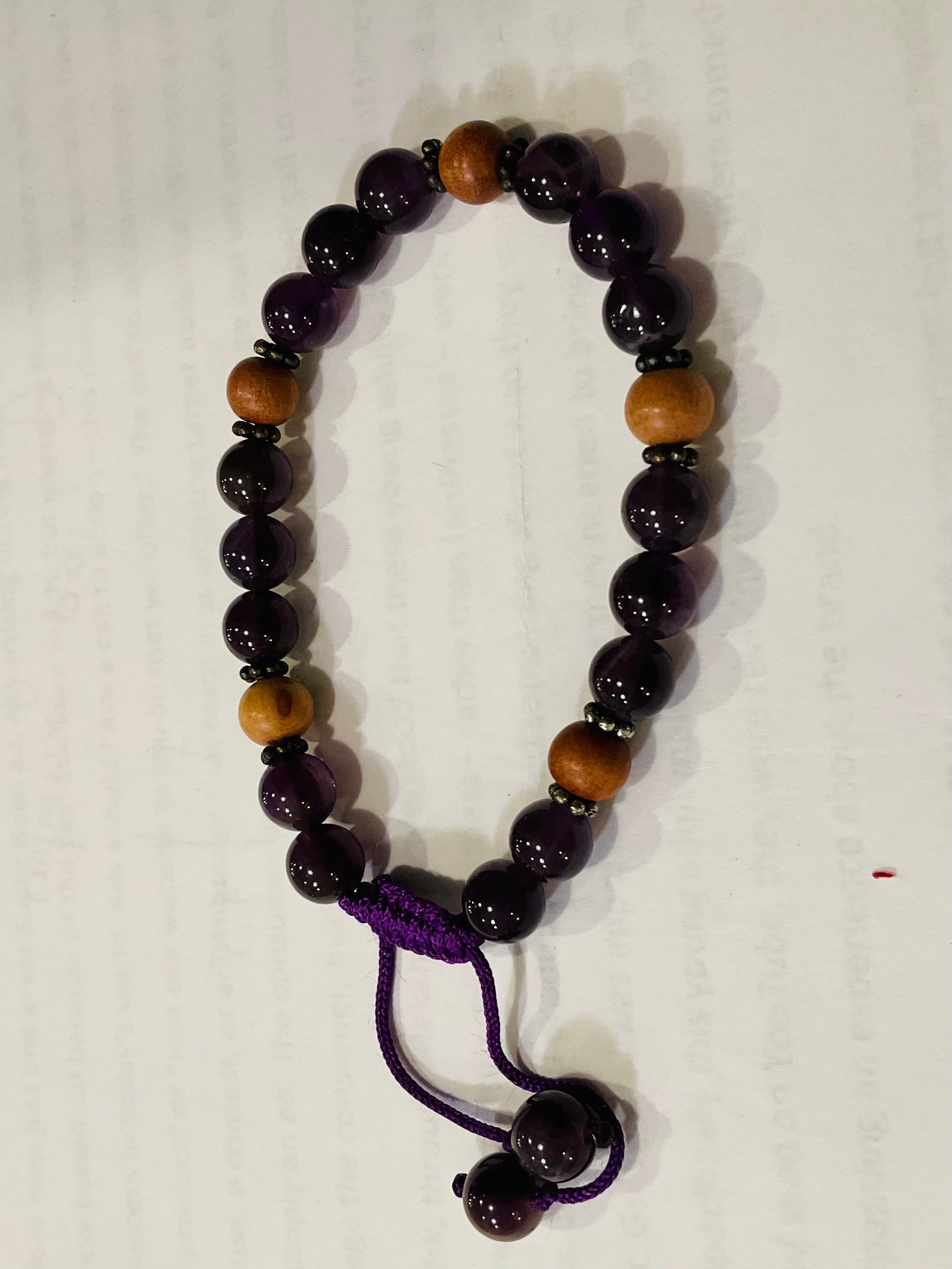 Amethyst bracelet