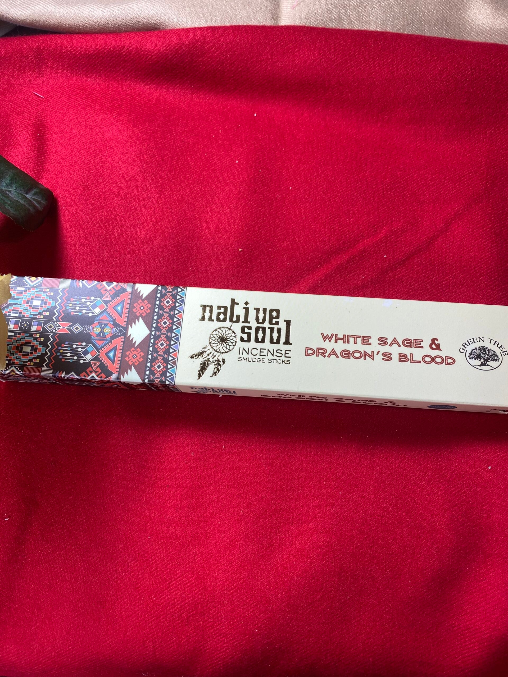 White Sage and Dragon's Blood Incense