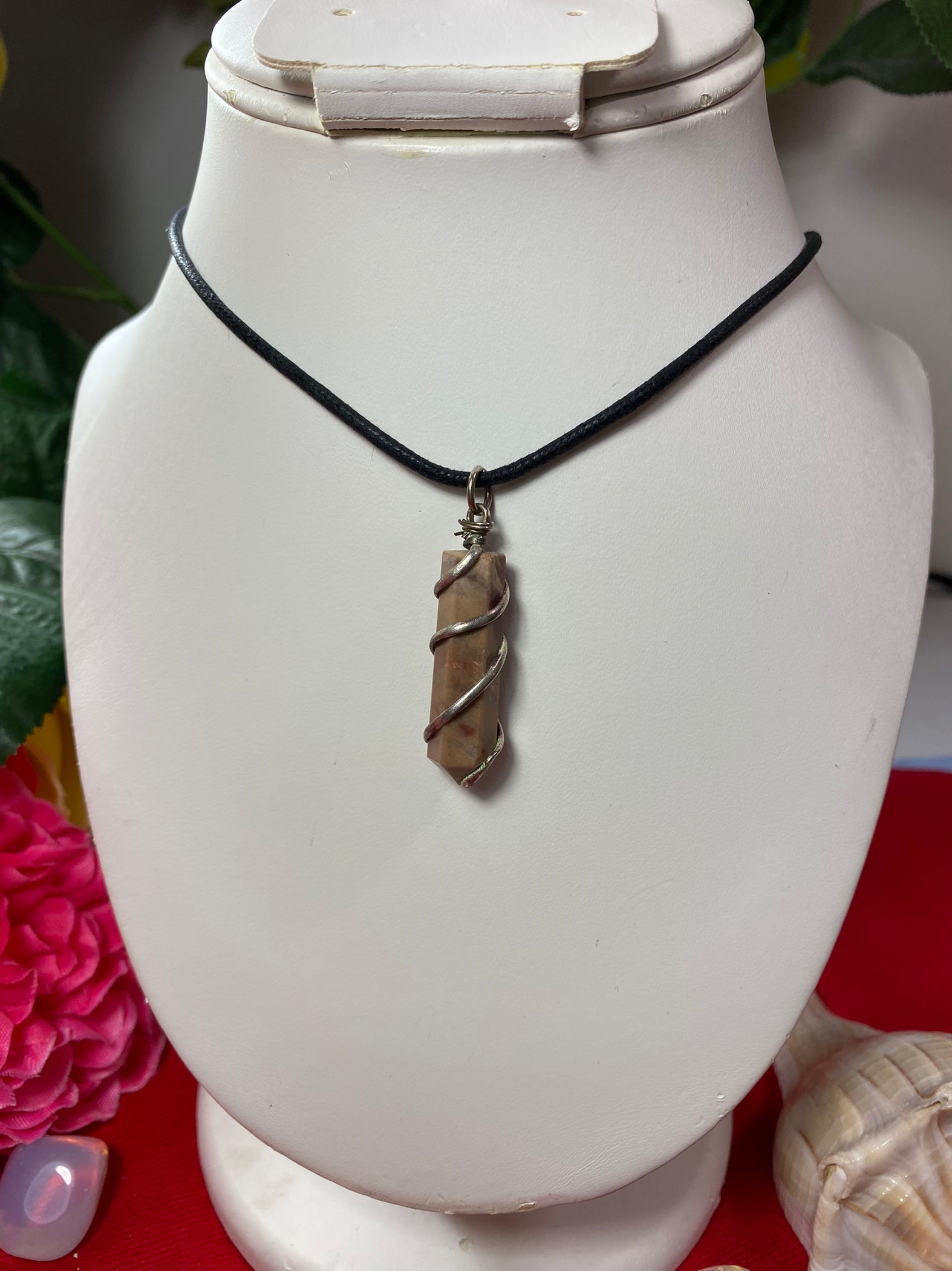 Ocean Jasper Wrapped Pendants