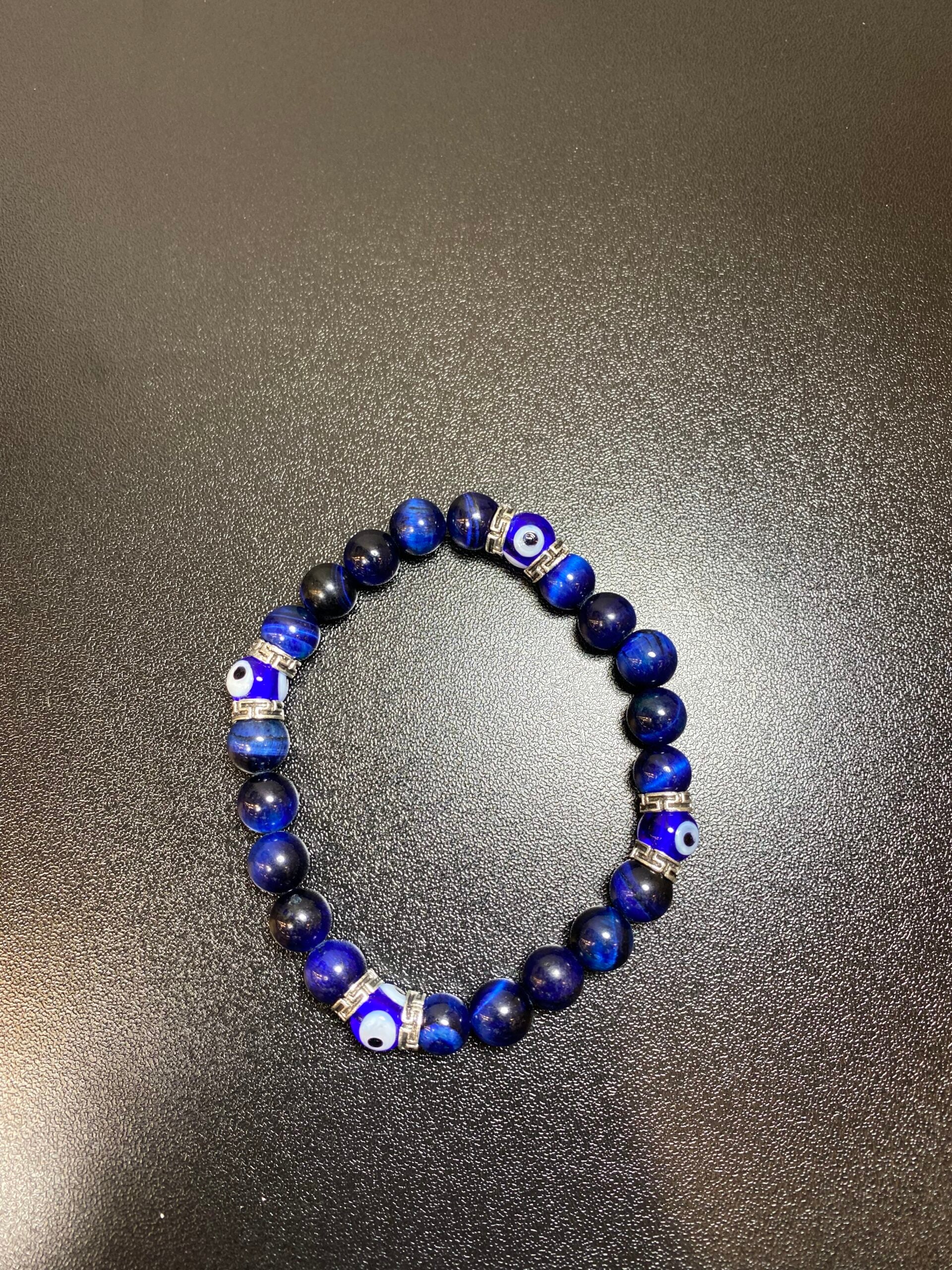 Evil Eye Protection Sodalite Bracelet