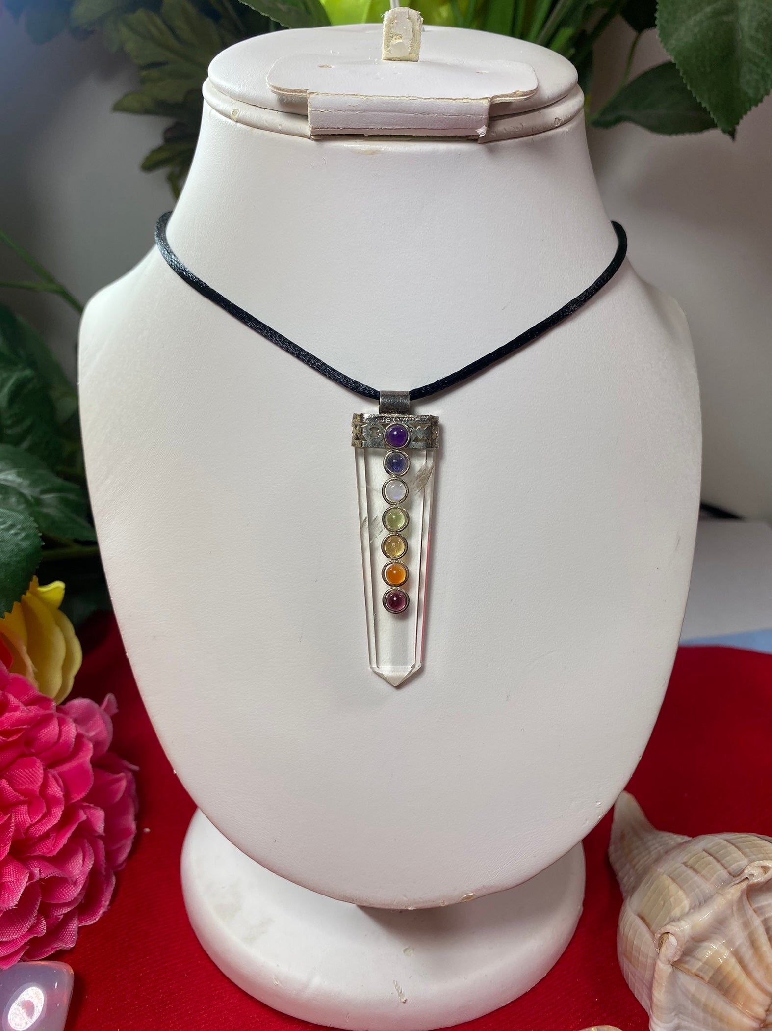Quartz Chakra Pendant Design 2