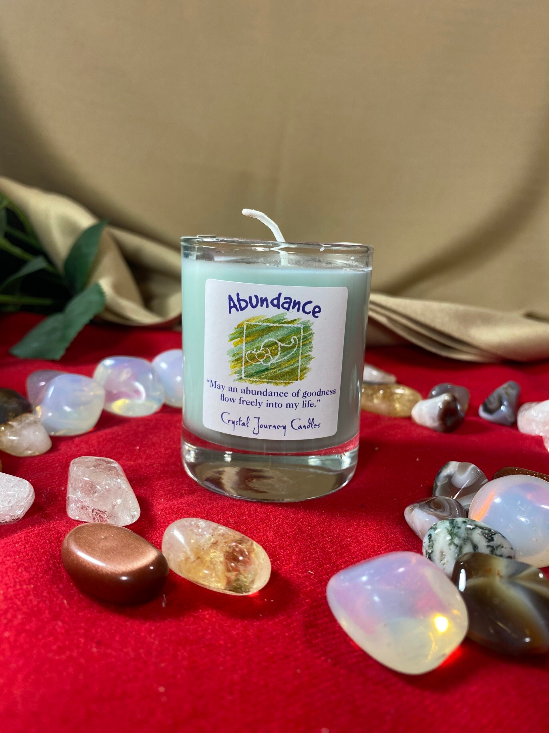 Abundance Votive Glass Candle