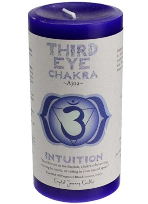 Thrid Eye Chakra pillar candle