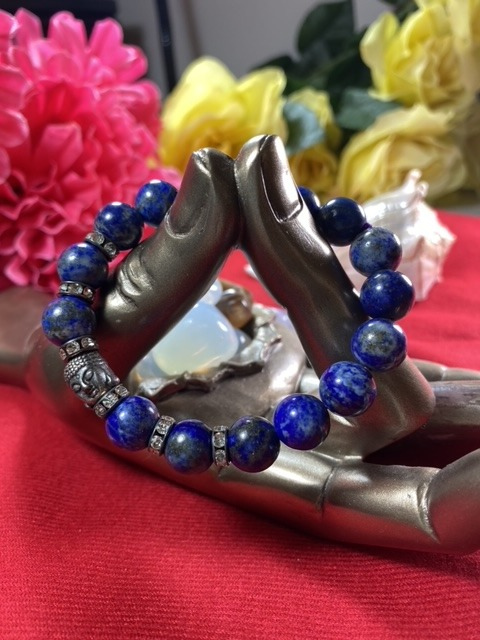 Lapis Lazuli Bracelet with Buddha