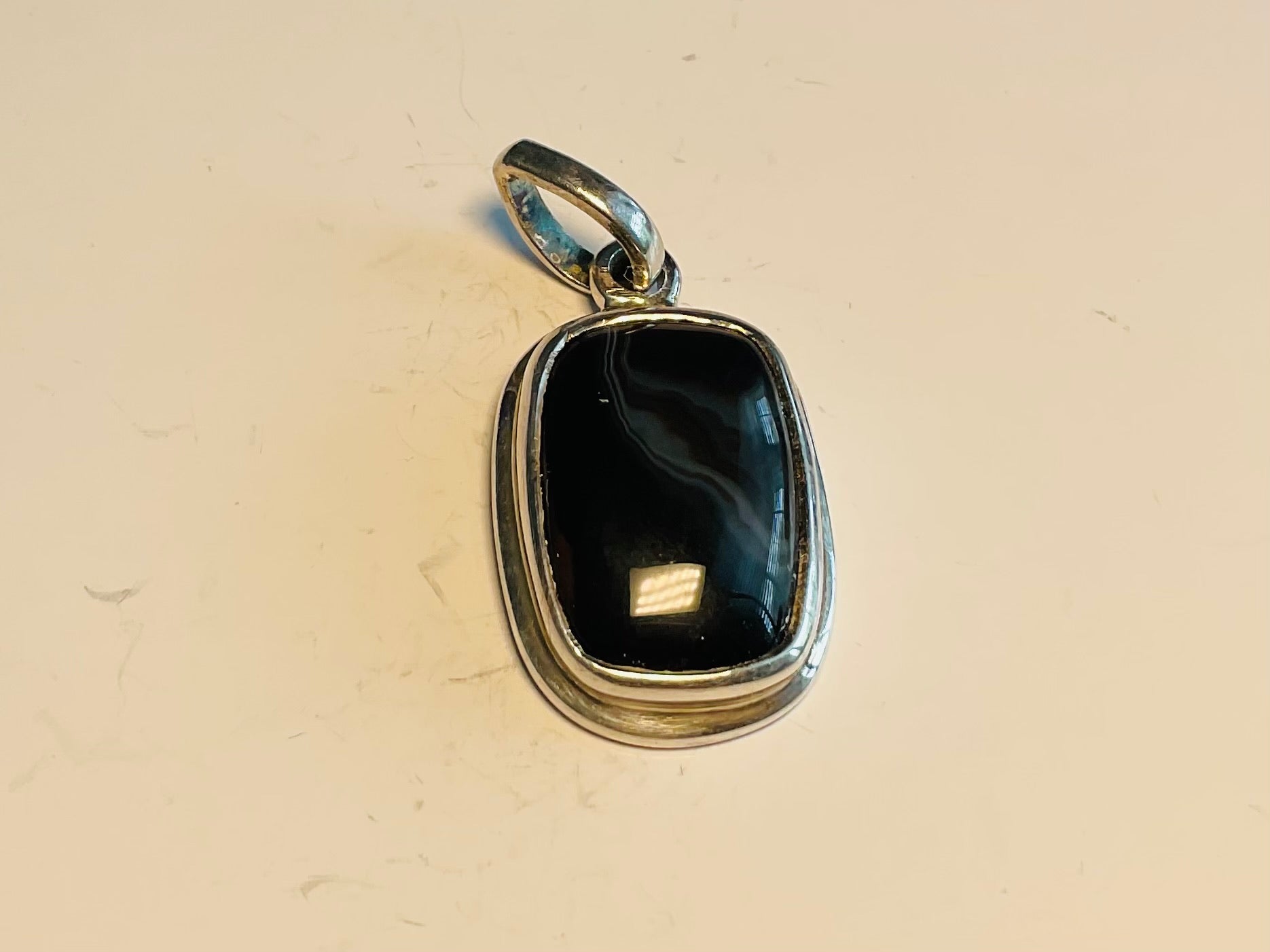 Black Agate pendant
