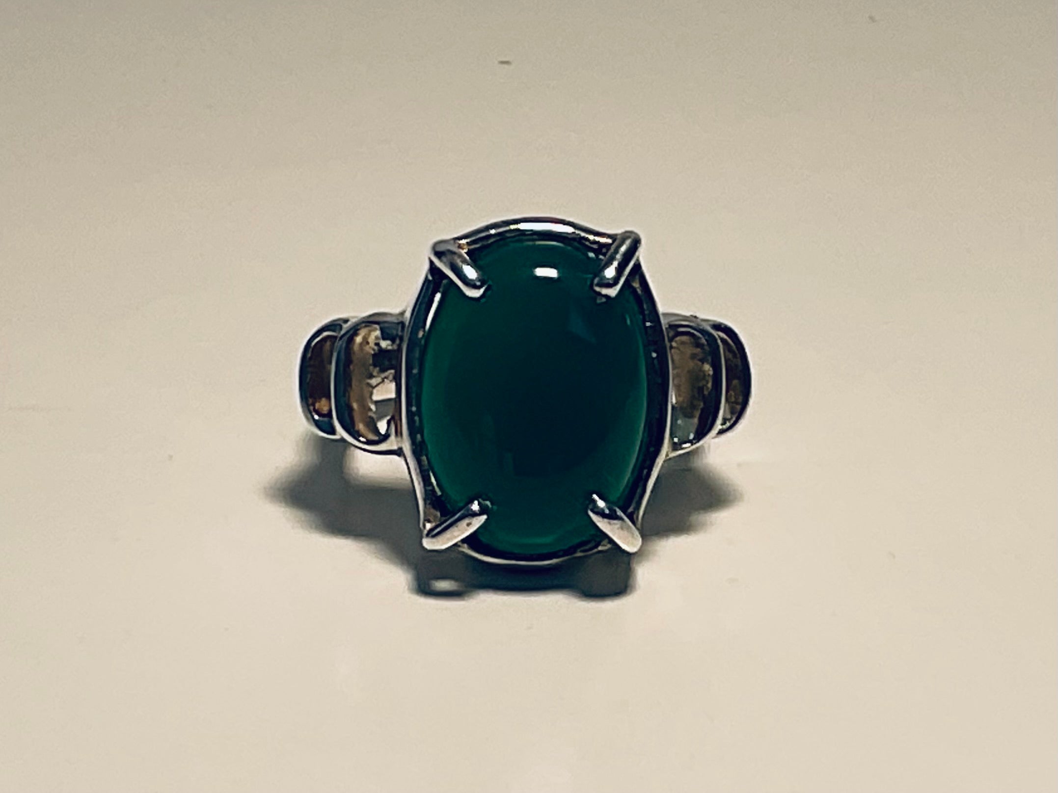 Green Onyx ring design 1