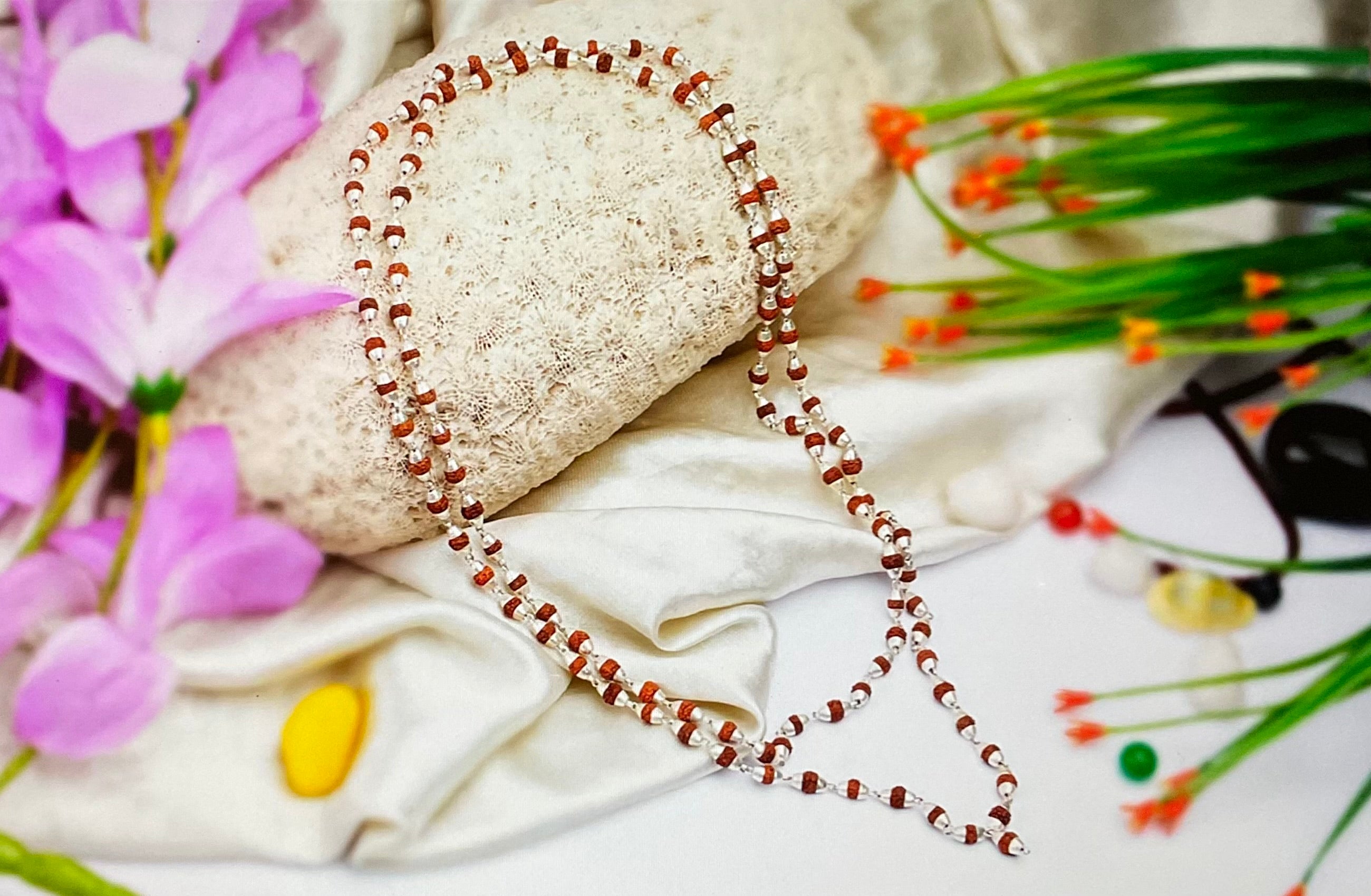 5 mukhi guru rudraksha mala