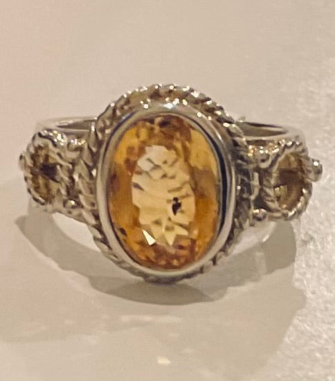 Citrine ring