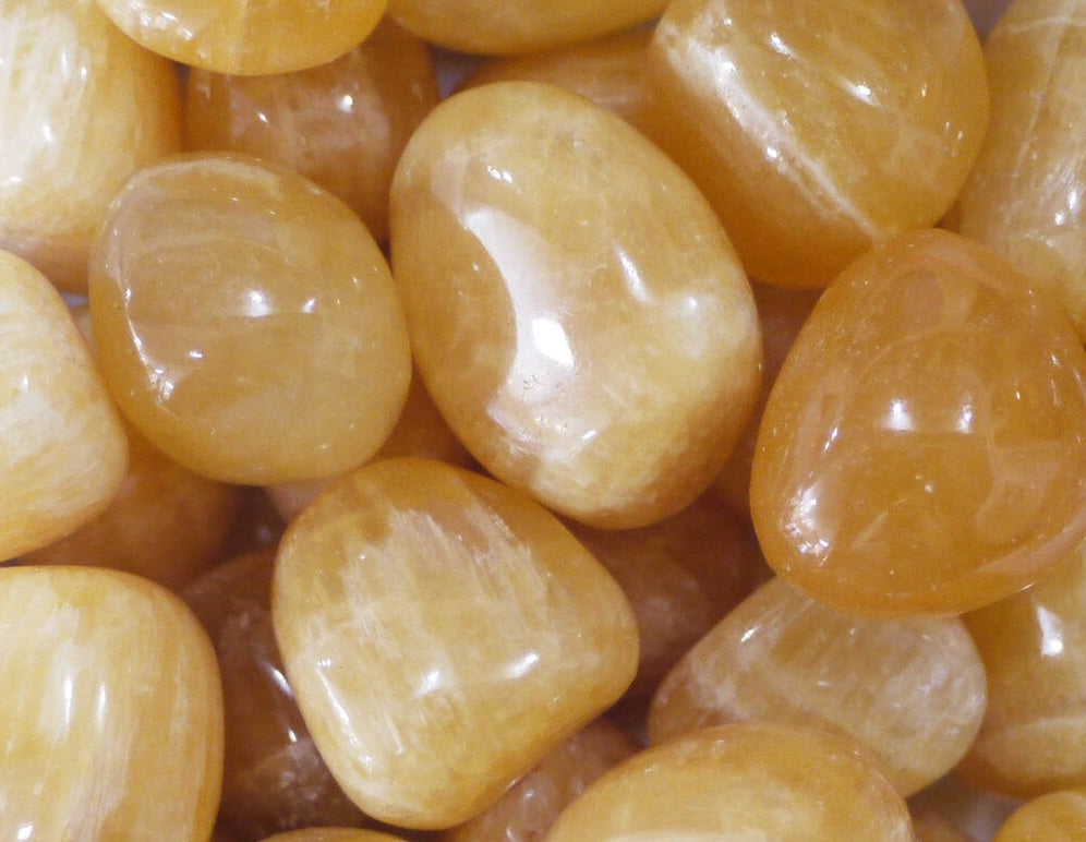 Golden Calcite energy stone