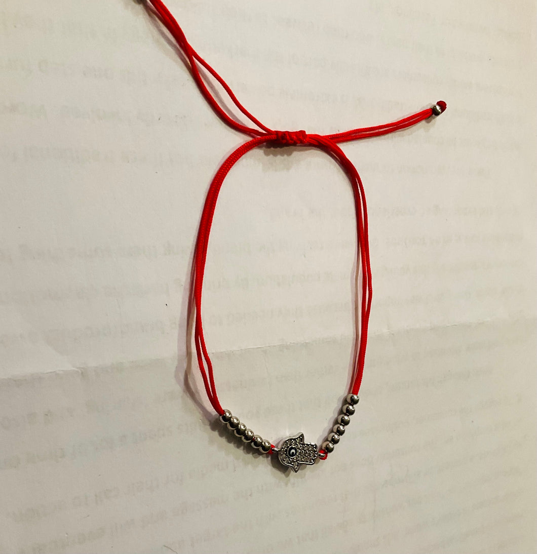 Evil Eye Protection Hamsa Hand Bracelet