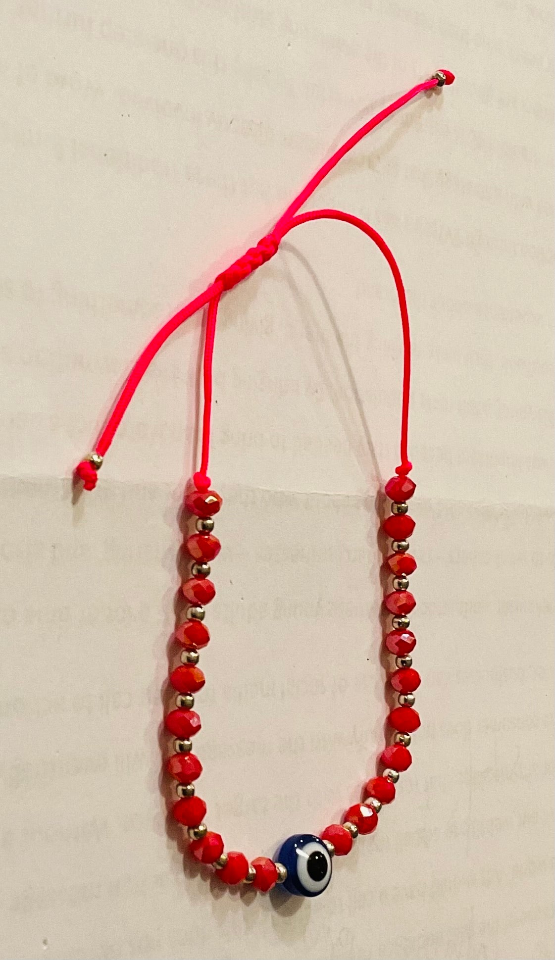 Evil eye protection bracelet