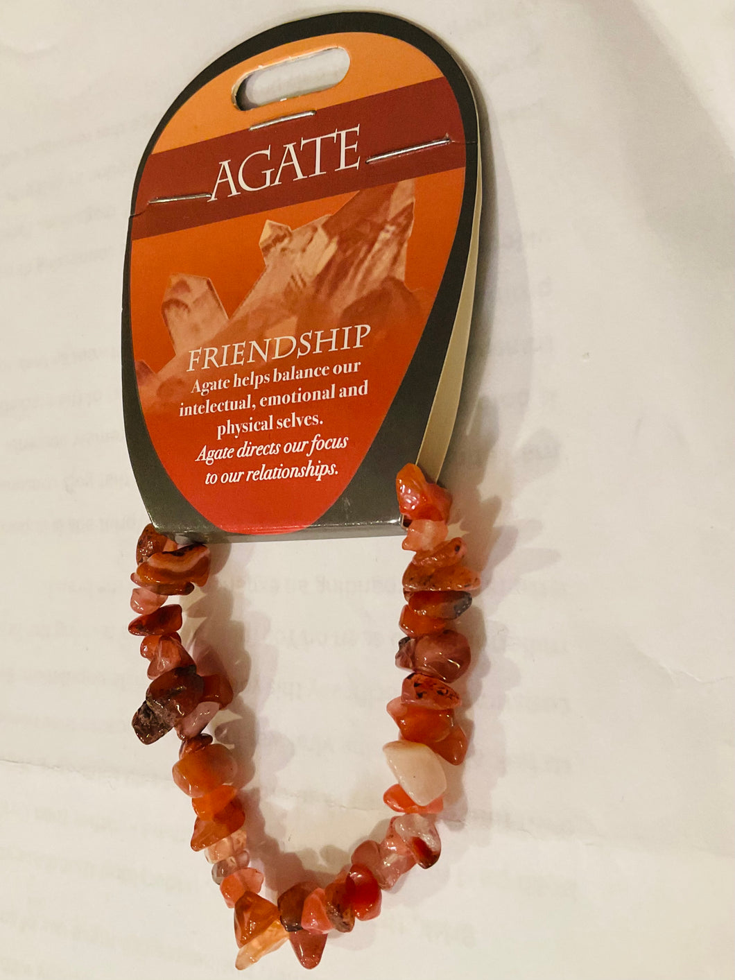Agate bracelet