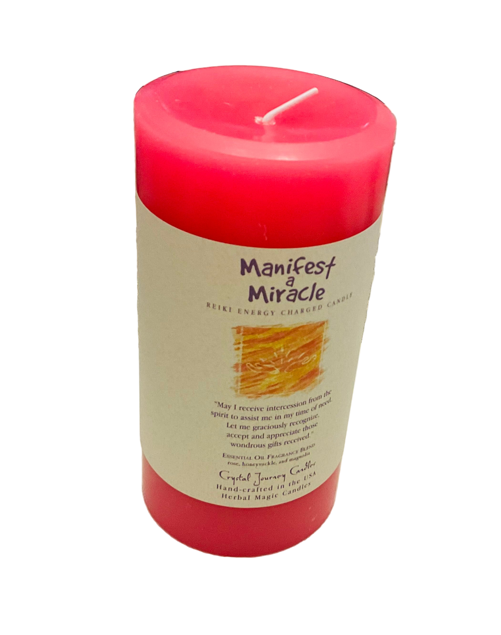 Manifest a miracle candle