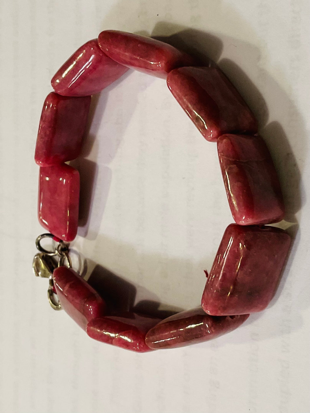 Pink opal bracelet