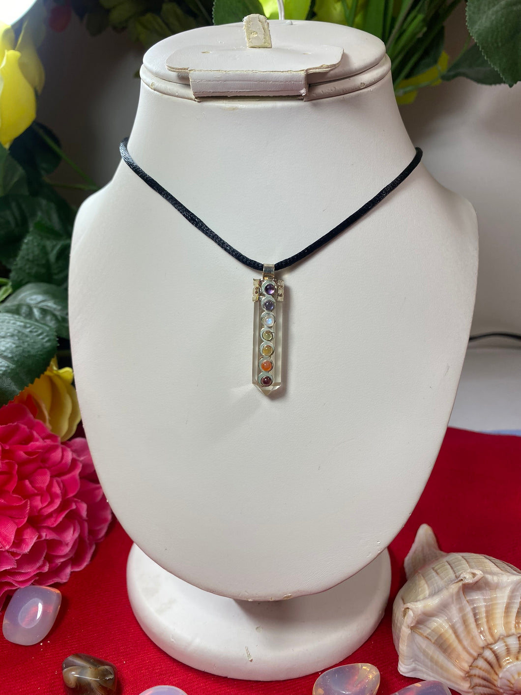 Quartz Chakra Pendant