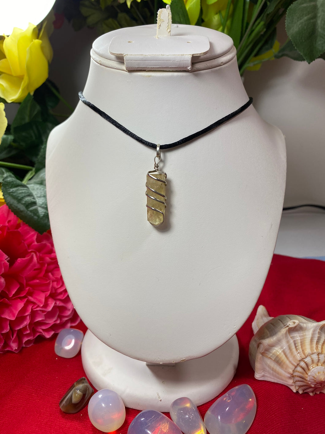Citrine Wrapped Pendant