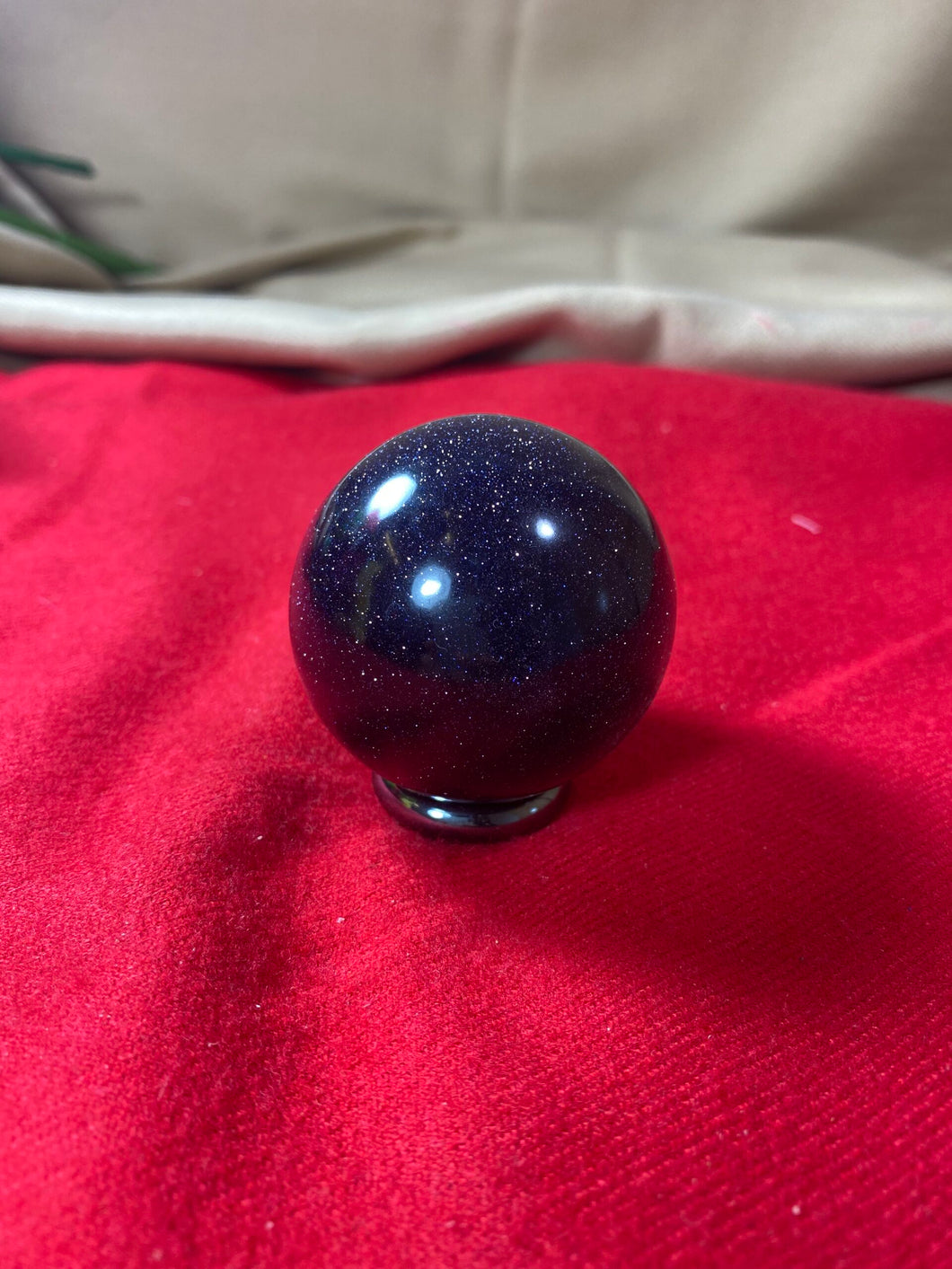 Blue Goldstone Sphere