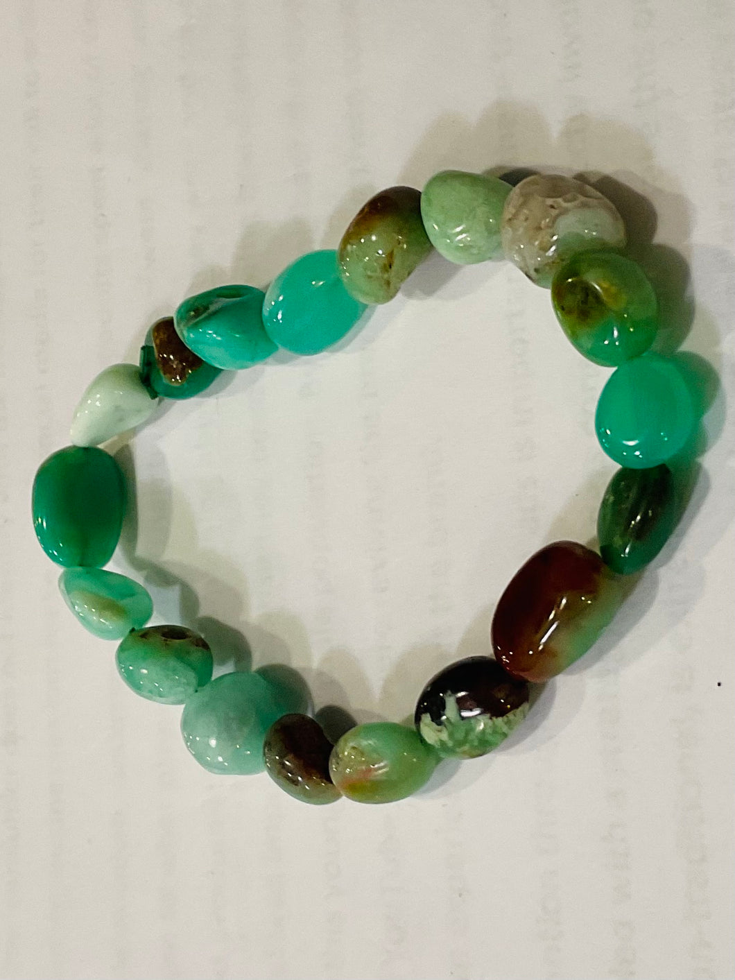 Chrysoprase bracelet design 2